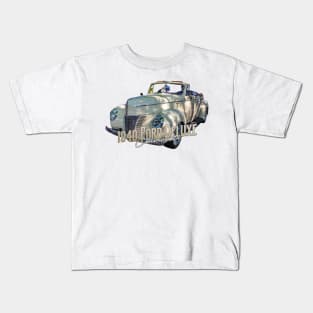 1940 Ford Deluxe Convertible Kids T-Shirt